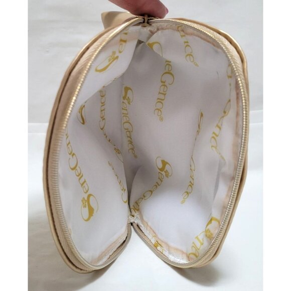 SeneGence Gold Kiss Cosmetic Makeup Bag With Gold Tassel and Zipper - Picture 7 of 7
